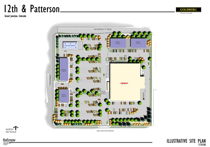 Grand Junction, CO 12th and Patterson site plan